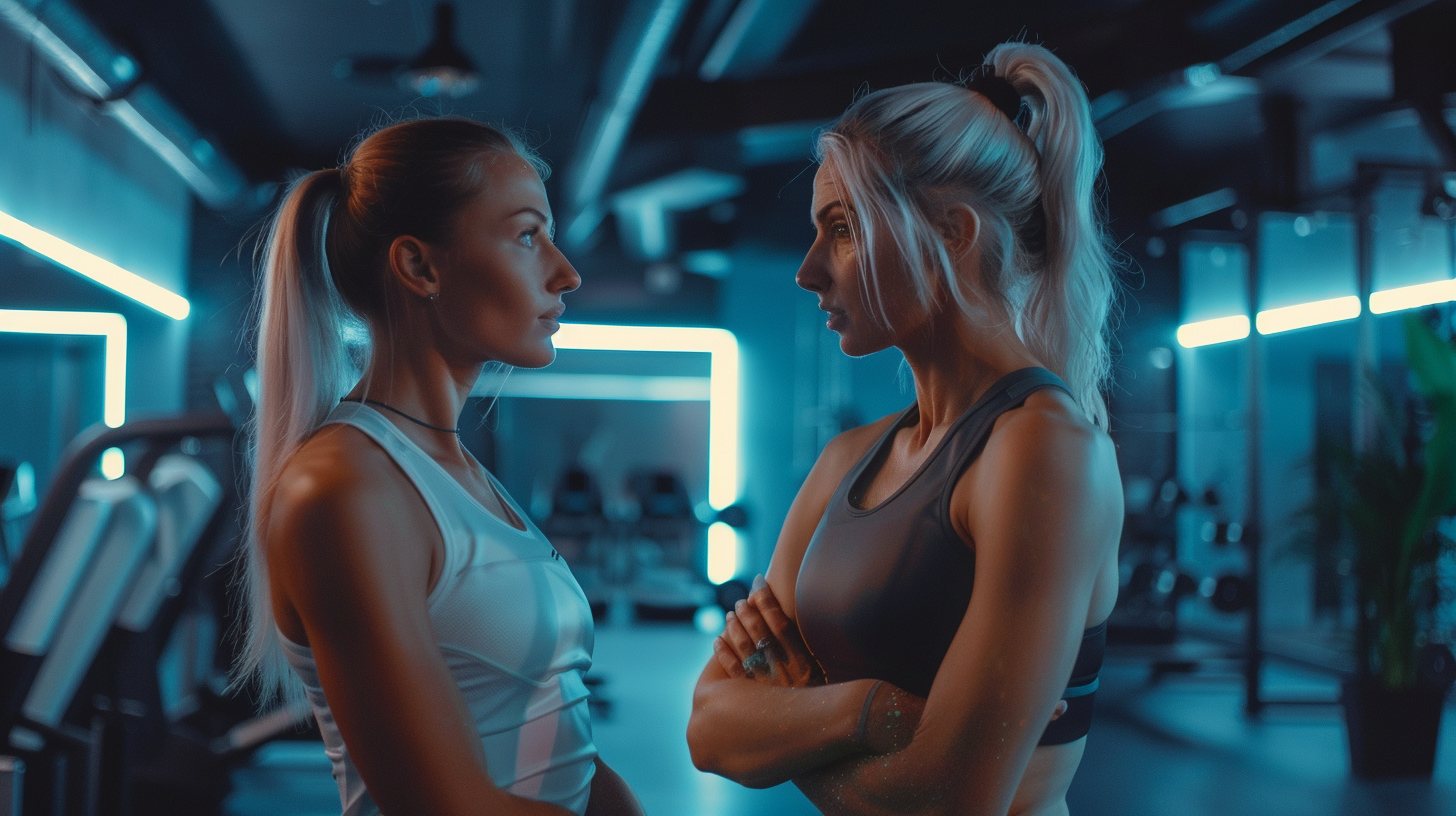 Skupina lidí různého věku cvičící